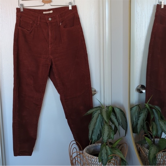 Levi’s Courdory rust Mom jeans 31 - Picture 4 of 5